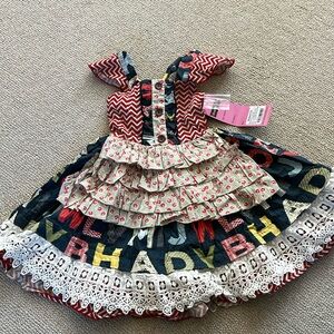 Mustard Pie Reagan Apron dress